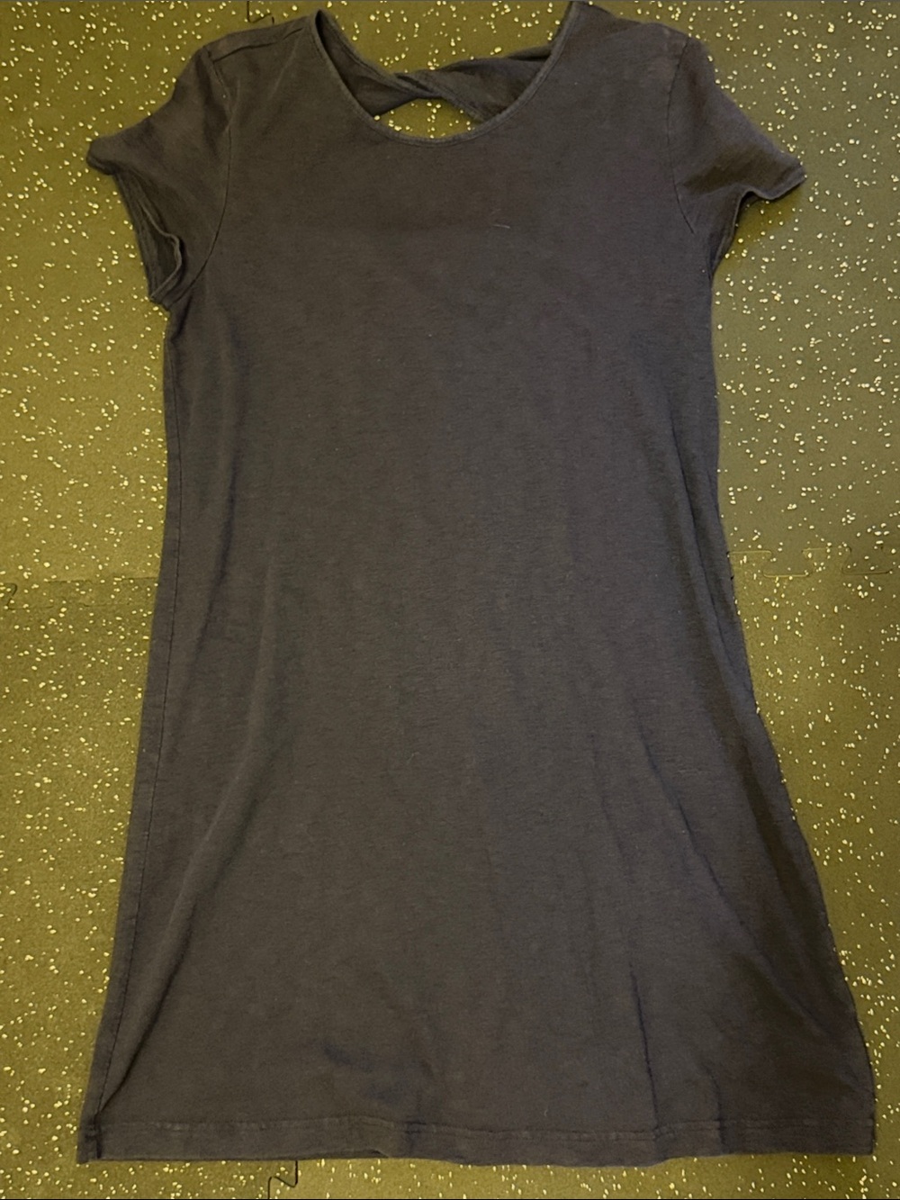 GAP Navy Everyday Twist back Slub Tee Dress